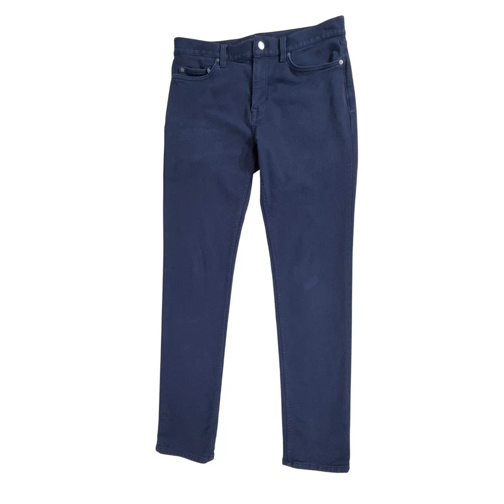 Banana Republic Traveler‎ Slim Pants 32x34 (fits 33x33) Navy Stretch Cotton READ